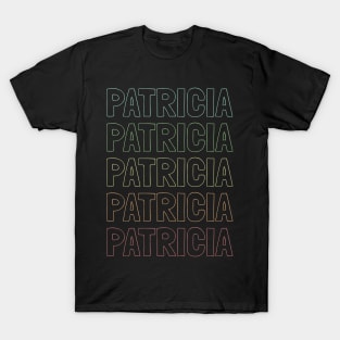 Patricia Name Pattern T-Shirt